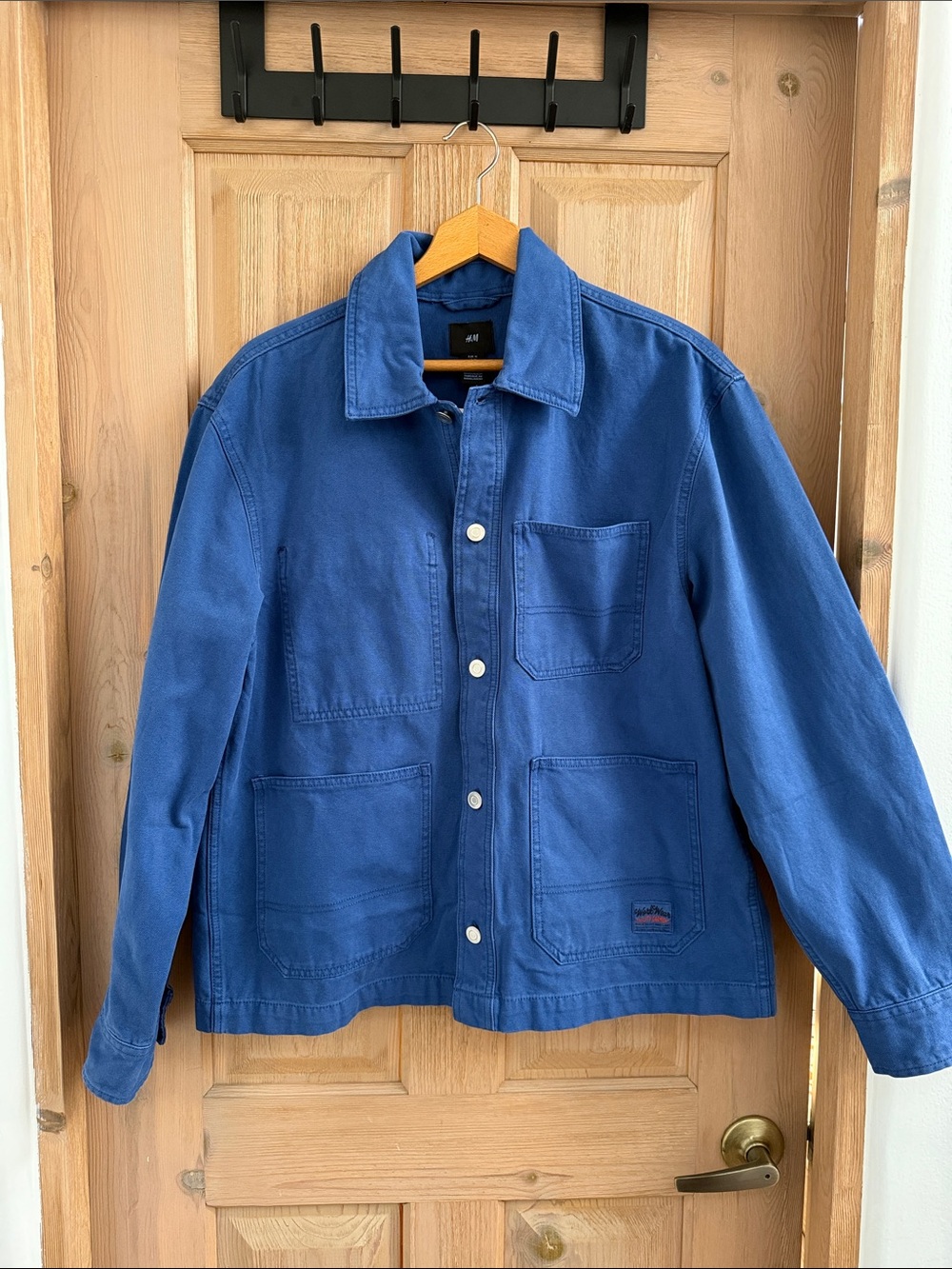 H&M Blue Cotton Chore Jacket